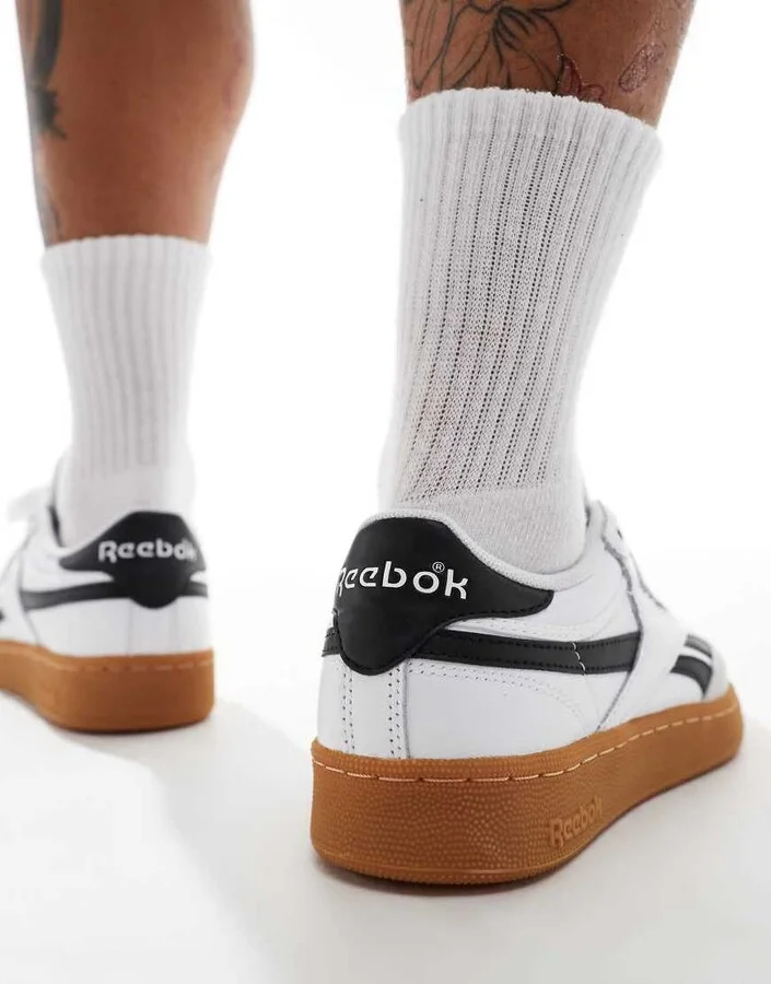 Reebok club C vintage revenge sneakers in white - Image 3