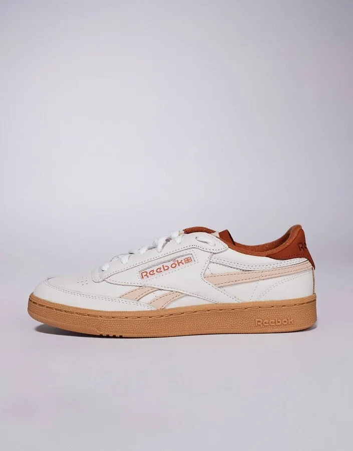 Reebok club C vintage revenge sneakers in white - Image 2