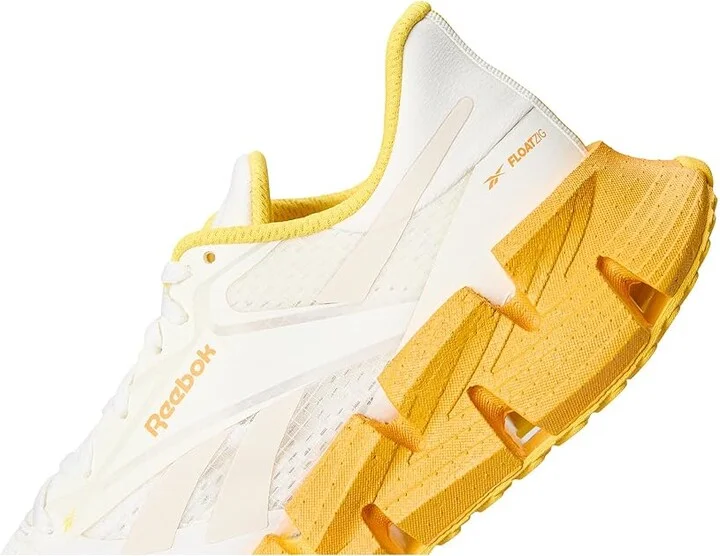 Reebok Floatzig 1 Men's Running Shoes Chalk/Sand/Golden Haze : 13 D - Medium, Textile - Image 7