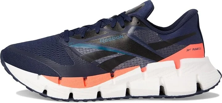 Reebok Floatzig 1 Men's Running Shoes Vector Navy/Escape Blue/Supercharged Coral : 8.5 D - Medium, Textile - Image 6