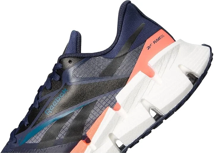 Reebok Floatzig 1 Men's Running Shoes Vector Navy/Escape Blue/Supercharged Coral : 8.5 D - Medium, Textile - Image 7