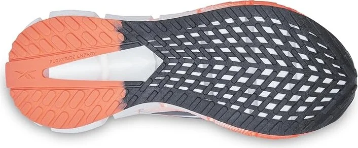 Reebok Floatzig 1 Men's Running Shoes White/Orange Flare/Black : 13 D - Medium, Textile - Image 3