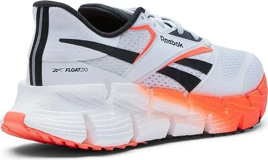 Reebok Floatzig 1 Men's Running Shoes White/Orange Flare/Black : 13 D - Medium, Textile - Image 4