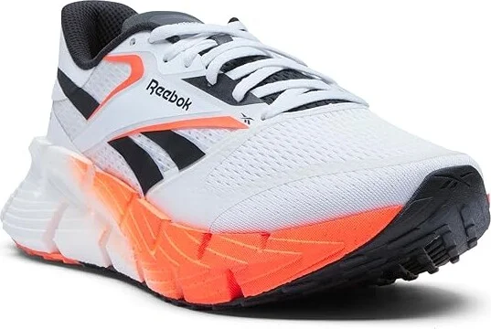 Reebok Floatzig 1 Men's Running Shoes White/Orange Flare/Black : 13 D - Medium, Textile