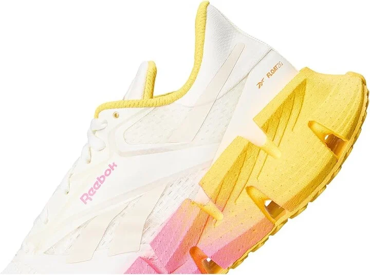 Reebok Floatzig 1 Women's Running Shoes Chalk/Sand/Atomic Pink : 10.5 M, Textile - Image 7