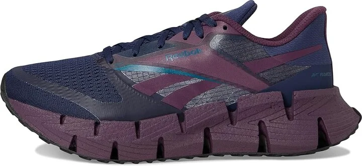 Reebok Floatzig 1 Women's Running Shoes Vector Navy/Plum/Escape Blue : 7 M, Rubber - Image 6