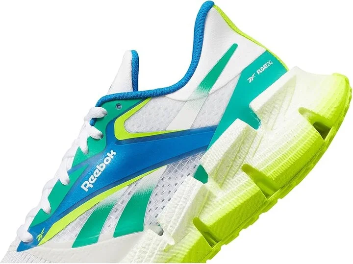 Reebok Floatzig 1 Women's Running Shoes White/Unleashed Green/Digital Lime : 5.5 M, Rubber - Image 4