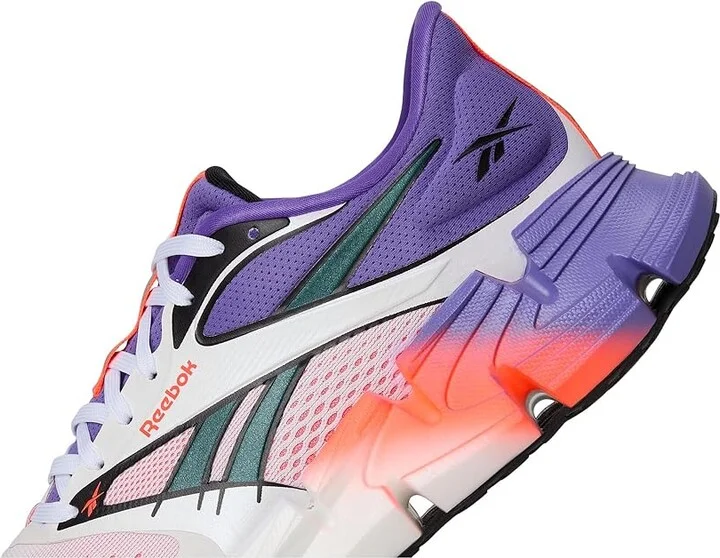 Reebok Floatzig 2 Men's Shoes White/Royal Purple/Flash Orange : 8.5 D - Medium, Textile - Image 7
