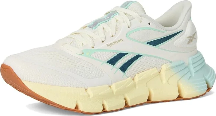 Reebok Floatzig 2 Women's Shoes Chalk/Yellow Haze/Glitch Aqua : 12 B - Medium, Textile - Image 5