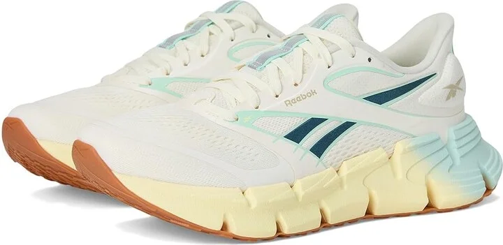 Reebok Floatzig 2 Women's Shoes Chalk/Yellow Haze/Glitch Aqua : 12 B - Medium, Textile