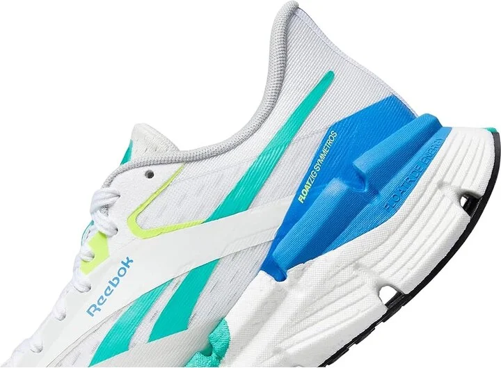 Reebok Floatzig Symmetros Women's Running Shoes White/Unleashed Green/Kinetic Blue : 6 B - Medium, Rubber - Image 4
