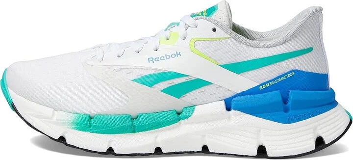 Reebok Floatzig Symmetros Women's Running Shoes White/Unleashed Green/Kinetic Blue : 6 B - Medium, Rubber - Image 5
