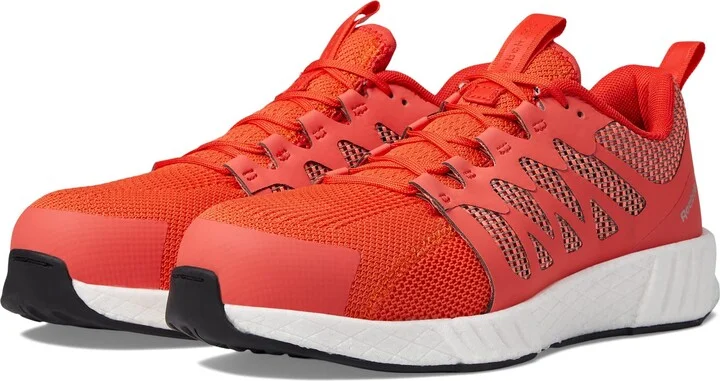 Reebok Fusion Flexweave™ Work EH Comp Toe Salmon/Orange 8 D - Wide