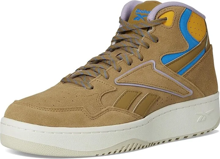 Reebok Lifestyle ATR Chill Mid Athletic Shoes Khaki Brown/Fierce Gold/Kinetic Blue : Men's 9.5 - Women's 11 Medium, Leather - Image 5