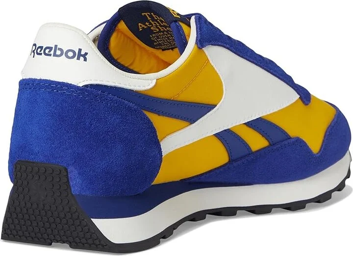 Reebok Lifestyle Aztec II Athletic Shoes Classic Cobalt/Always Yellow/Chalk : Men's 12 - Women's 13.5 Medium, Leather - Image 4