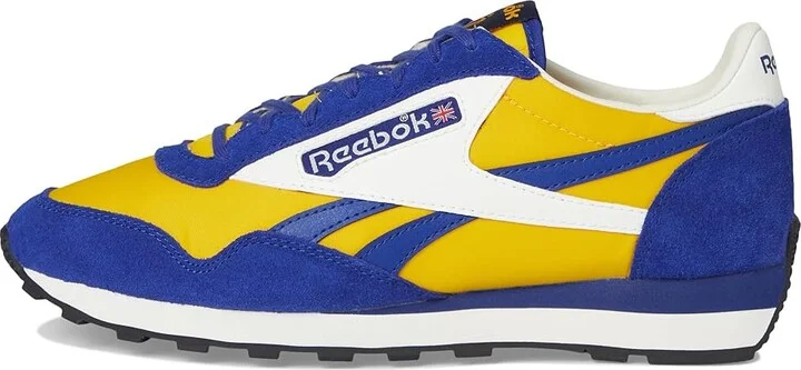 Reebok Lifestyle Aztec II Athletic Shoes Classic Cobalt/Always Yellow/Chalk : Men's 12 - Women's 13.5 Medium, Leather - Image 6