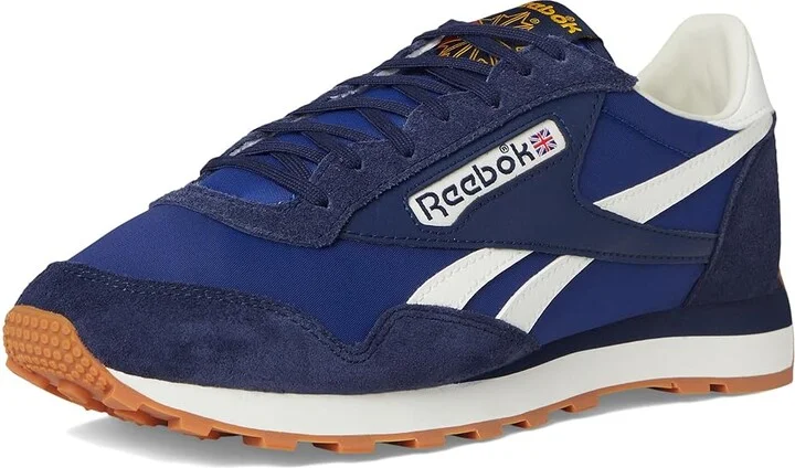 Reebok Lifestyle Aztec II Athletic Shoes Vector Navy/Classic Cobalt/Chalk : Men's 13 - Women's 14.5 Medium, Leather - Image 5