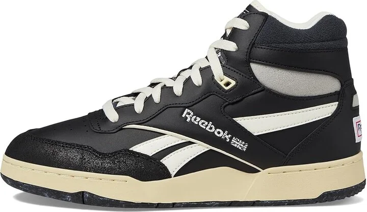 Reebok Lifestyle BB 4000 II Mid Shoes Black/Grey 6/Chalk : Men's 12 - Women's 13.5 Medium, Leather - Image 6