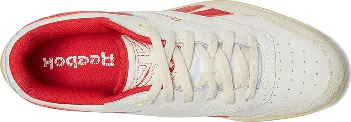 Reebok Lifestyle BB 4000 II Shoes Chalk/Weathered White/Vector Red : Men's 12 - Women's 13.5 Medium, Leather - Image 2