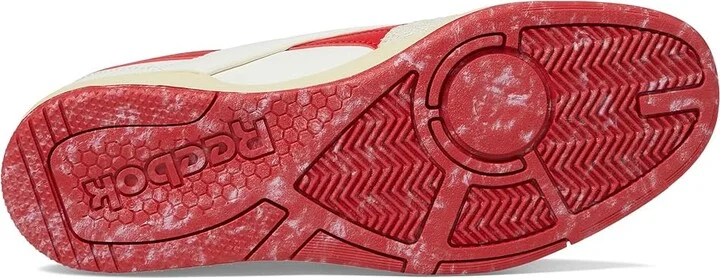 Reebok Lifestyle BB 4000 II Shoes Chalk/Weathered White/Vector Red : Men's 12 - Women's 13.5 Medium, Leather - Image 3