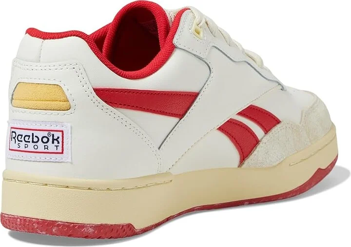 Reebok Lifestyle BB 4000 II Shoes Chalk/Weathered White/Vector Red : Men's 12 - Women's 13.5 Medium, Leather - Image 4
