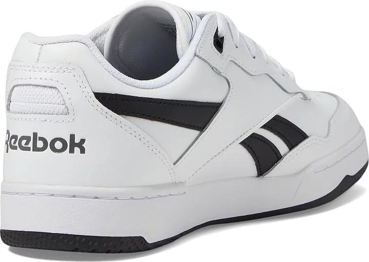 Reebok Lifestyle BB 4000 II Shoes White/Black/Pure Grey : Men's 11.5 - Women's 13 Medium, Leather - Image 4