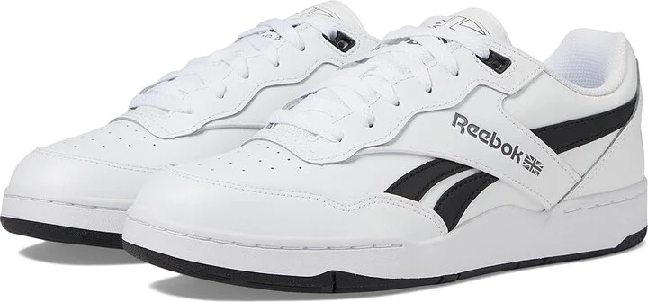 Reebok Lifestyle BB 4000 II Shoes White/Black/Pure Grey : Men's 11.5 - Women's 13 Medium, Leather