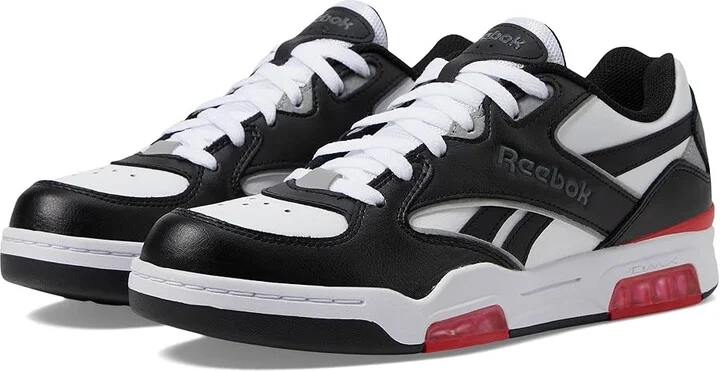 Reebok Lifestyle BB 4500 DMX Athletic Shoes White/Vector Red/Black : Men's 7 - Women's 8.5 Medium, Leather