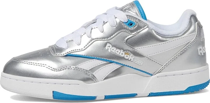Reebok Lifestyle BB4000 II x Angel Reese Women's Shoes Silver/Always Blue/White : 9 B - Medium - Image 6