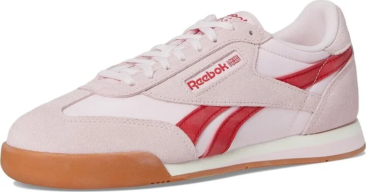 Reebok Lifestyle Campio XT Athletic Shoes Pink/Red/Gum : Men's 10 - Women's 11.5 Medium, Leather/Suede - Image 5