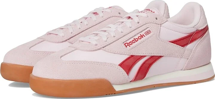 Reebok Lifestyle Campio XT Athletic Shoes Pink/Red/Gum : Men's 10 - Women's 11.5 Medium, Leather/Suede