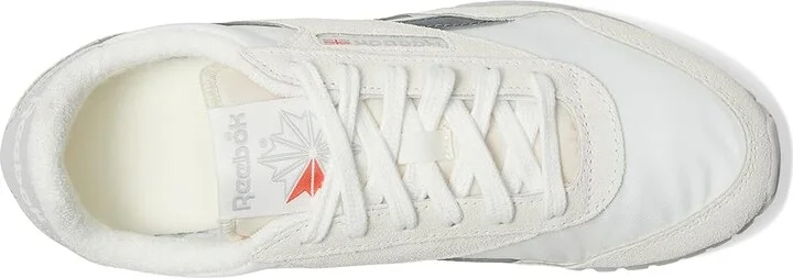 Reebok Lifestyle Classic AZ Women's Shoes Chalk/Chalk/Grey : 10 B - Medium, Leather - Image 2