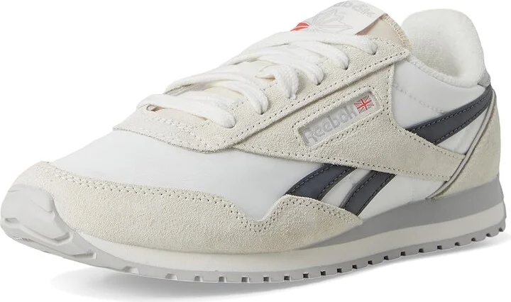 Reebok Lifestyle Classic AZ Women's Shoes Chalk/Chalk/Grey : 10 B - Medium, Leather - Image 5