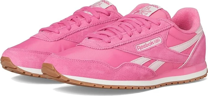 Reebok Lifestyle Classic AZ Women's Shoes Pink/Pink/White : 7.5 B - Medium, Leather