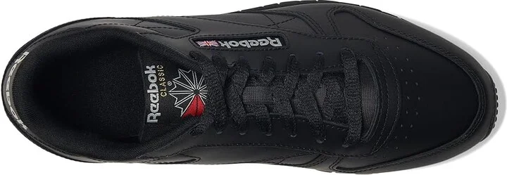 Reebok Lifestyle Classic Leather Shoes Black/Pure Grey 2 : Men's 3.5 - Women's 5 Medium, Synthetic/Suede/Leather - Image 2