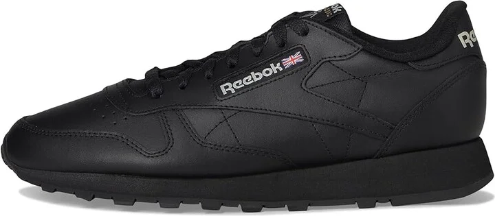 Reebok Lifestyle Classic Leather Shoes Black/Pure Grey 2 : Men's 3.5 - Women's 5 Medium, Synthetic/Suede/Leather - Image 6