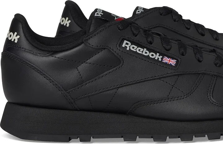 Reebok Lifestyle Classic Leather Shoes Black/Pure Grey 2 : Men's 3.5 - Women's 5 Medium, Synthetic/Suede/Leather - Image 7
