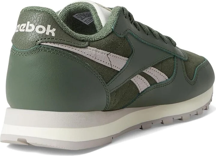 Reebok Lifestyle Classic Leather Shoes Breakaway Green/Breakaway Green/Hazy Grey : Men's 9 - Women's 10.5 Medium - Image 4