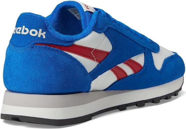 Reebok Lifestyle Classic Leather Shoes Chalk/Optimum Blue/Vector Red : Men's 8.5 - Women's 10 Medium - Image 4