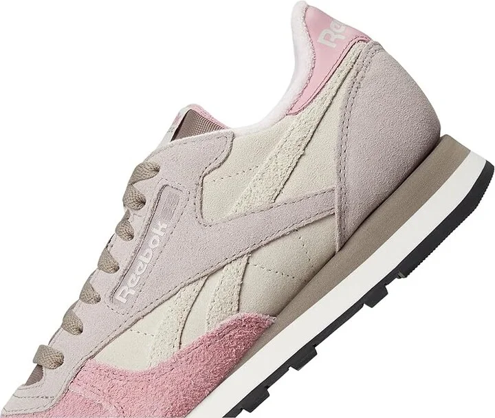 Reebok Lifestyle Classic Leather Shoes Sand/Hazy Grey/Dusty Rose : Men's 9.5 - Women's 11 Medium, Synthetic/Suede/Leather - Image 7