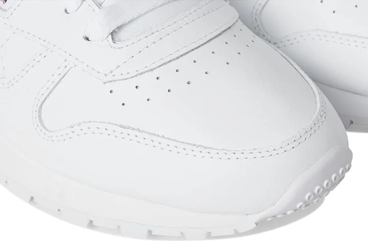 Reebok Lifestyle Classic Leather Shoes White/Pure Grey 1 : Men's 3.5 - Women's 5 Medium, Synthetic/Suede/Leather - Image 7