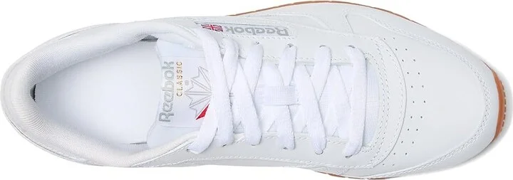 Reebok Lifestyle Classic Leather Shoes White/Pure Grey/Gum : Men's 4 - Women's 5.5 Medium, Synthetic/Suede/Leather - Image 2