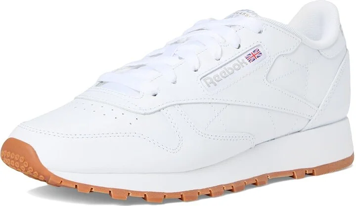 Reebok Lifestyle Classic Leather Shoes White/Pure Grey/Gum : Men's 4 - Women's 5.5 Medium, Synthetic/Suede/Leather - Image 5