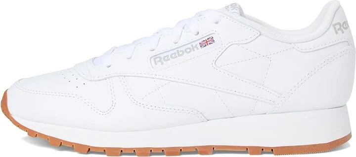 Reebok Lifestyle Classic Leather Shoes White/Pure Grey/Gum : Men's 4 - Women's 5.5 Medium, Synthetic/Suede/Leather - Image 6