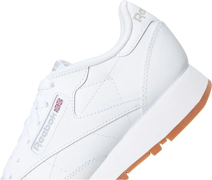 Reebok Lifestyle Classic Leather Shoes White/Pure Grey/Gum : Men's 4 - Women's 5.5 Medium, Synthetic/Suede/Leather - Image 7