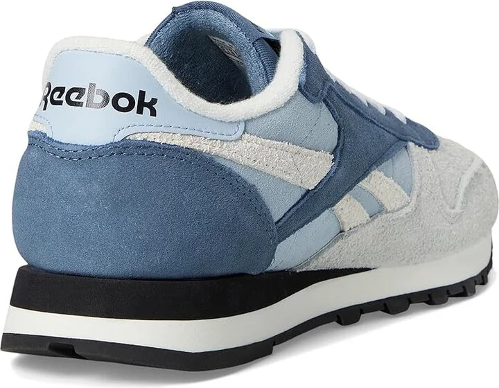 Reebok Lifestyle Classic Leather Shoes Y2K Blue/Shadow/Grey : Men's 10.5 - Women's 12 Medium, Synthetic/Suede/Leather - Image 4