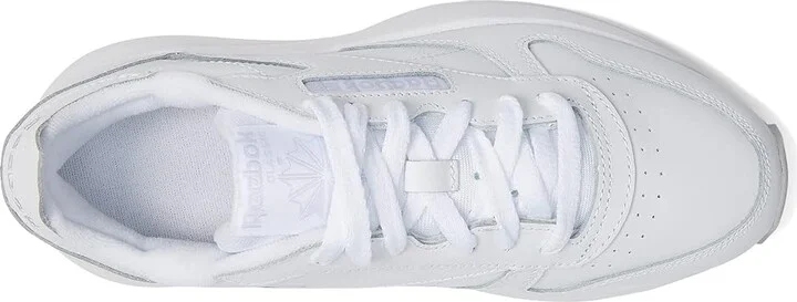 Reebok Lifestyle Classic Leather SP Extra Women's Shoes White/Light Grey/Lucid Lilac : 8.5 B - Medium, Leather/Synthetic - Image 2
