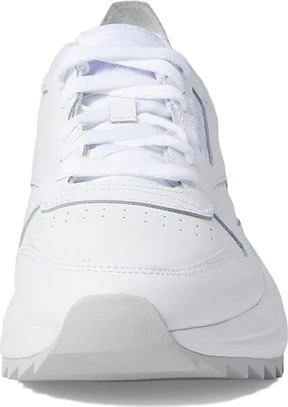 Reebok Lifestyle Classic Leather SP Extra Women's Shoes White/Light Grey/Lucid Lilac : 8.5 B - Medium, Leather/Synthetic - Image 3