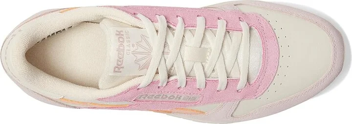 Reebok Lifestyle Classic Leather Women's Classic Shoes Bone/Peach Glow/Ash Lilac : 8 B - Medium - Image 2