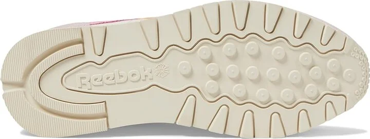 Reebok Lifestyle Classic Leather Women's Classic Shoes Bone/Peach Glow/Ash Lilac : 8 B - Medium - Image 3
